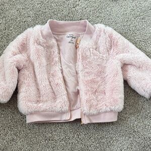Cat & Jack Pink Fuzzy Jacket